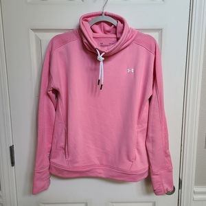 Pink UnderArmour Cowl Neck Sweatshirt